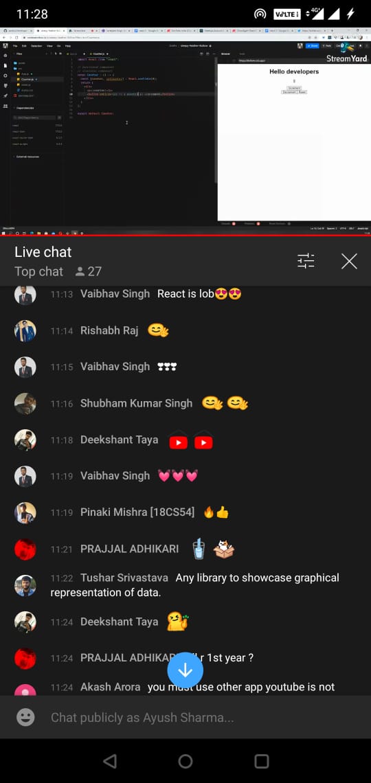 We are live now. 🥳
Join us - youtube.com/watch?v=EIn2AG…