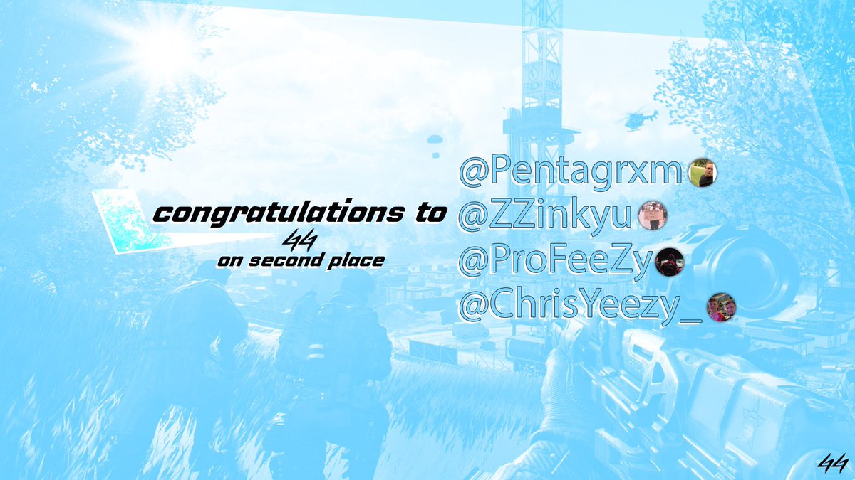 GELGamingHQ's tweet photo. We Want to thank our roster from the @CallofDutyAgent  Black ops 4 4v4 throwback variant tournament ‼️ @ProFeeZy  @Pentagrxm @ZZinkyu @ChrisYeezy_   🔥 https://t.co/lnSZcOOgr1