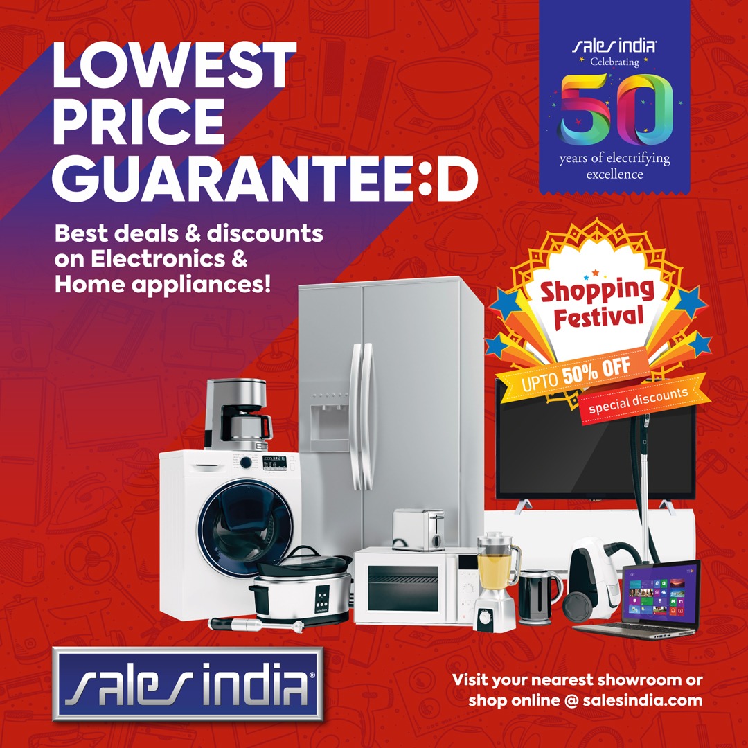 Salesindia09's tweet photo. Lowest Price of The Year !! Celebrate This Festive Season With Sales India !! Buy Online @Salesindia.com or Visit Your Nearest Sales India Show Room !! https://t.co/Lpgi8m1pIy