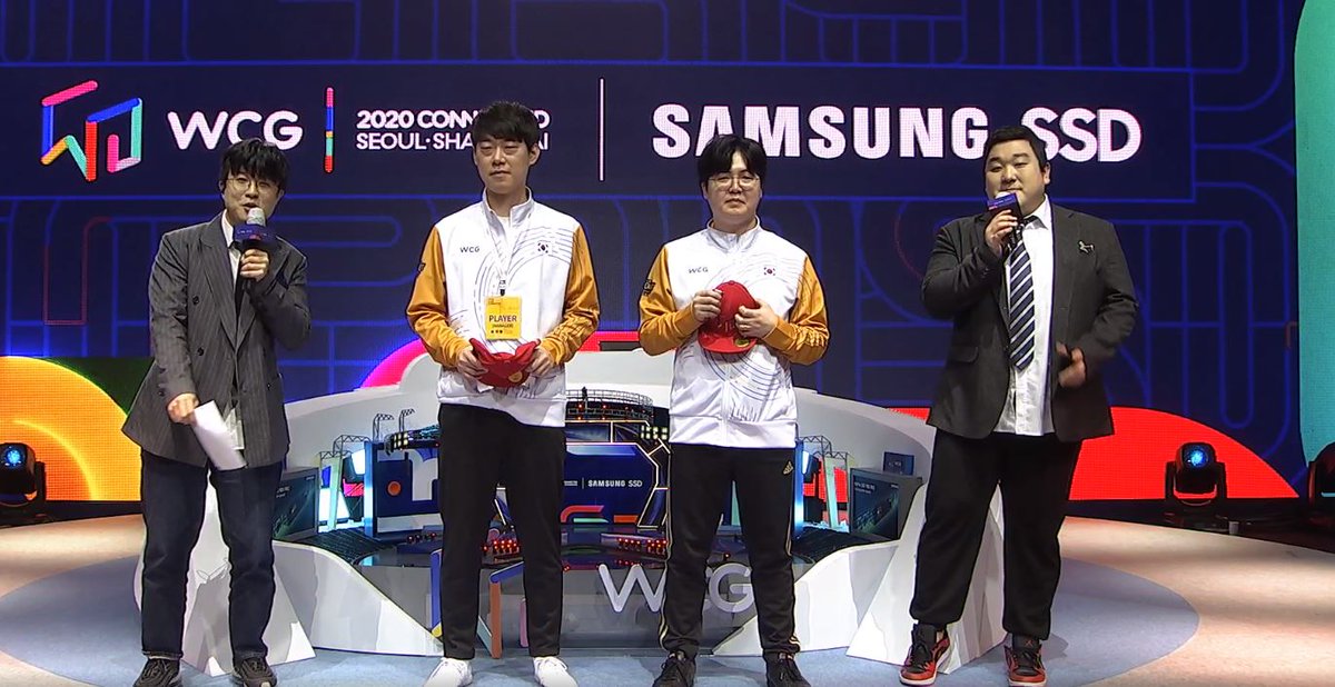 WCG_Contents's tweet photo. [#WCG2020 Grand Final Day4]

@Warcraft3 TEAM Final 1st place goes to FM!🏆

FM's Lu "#Fly100%" Weiliang and Jang "#Moon" Jae-ho will now fight for their second WCG 2020 gold medal in the W3 Solo Final.

📺Fly100% VS Moon, 7:30PM (KST)

#Eer0 #Focus #Lyn #LawLiet #WCGCONNECTED https://t.co/RWAdVHKpAQ