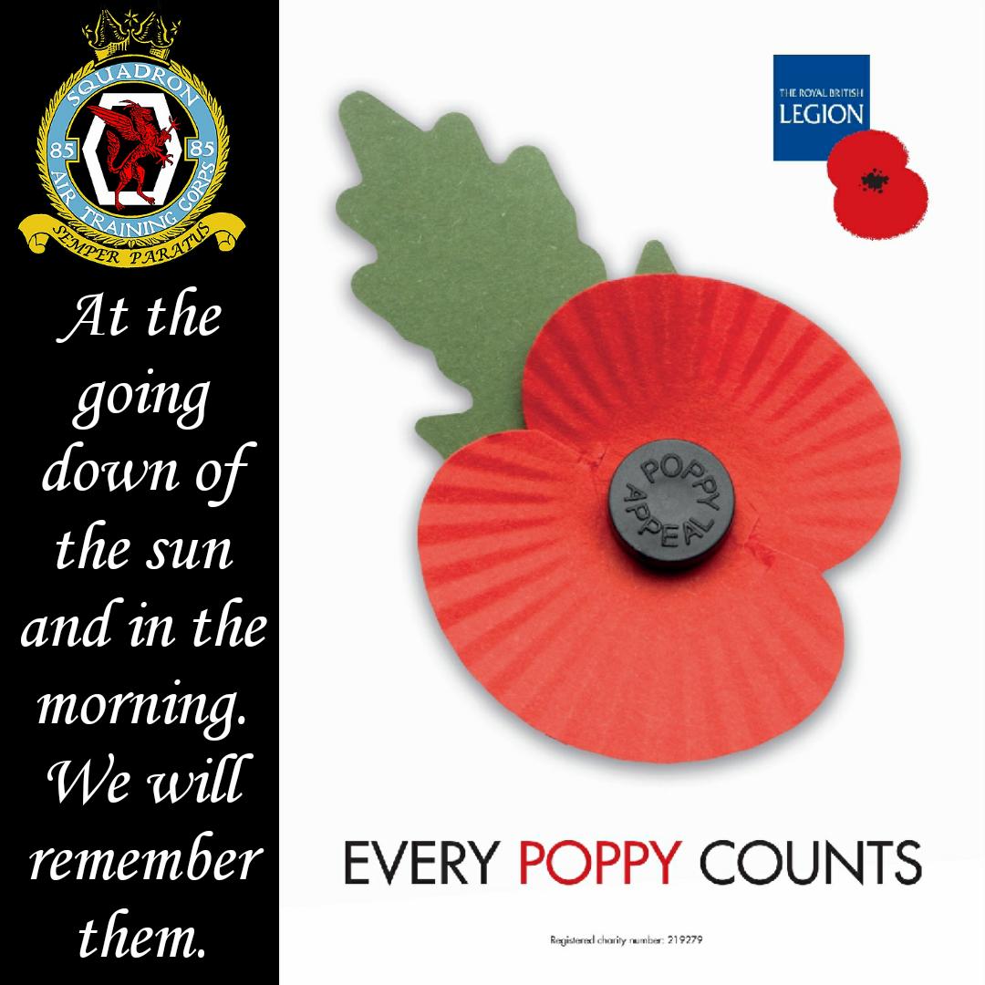 Although we are unable to come together to attend remembrance services today, we have downloaded the poppy poster to display in our windows and we will be standing on our doorsteps for the Two Minute Silence.

#LestWeForget
#RemembranceSunday
#EveryPoppyCounts

<a href="/PoppyLegion/">Royal British Legion</a>