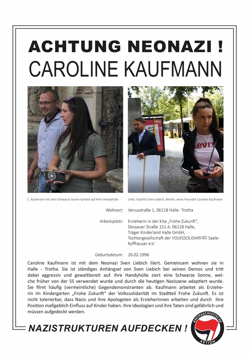 KeinBockAufNazi's tweet photo. Das hier ist übrigens die Frau, die hier zusammen mit Sven Liebich den Journalisten zusammenschlägt: https://t.co/t1CrTQII7j