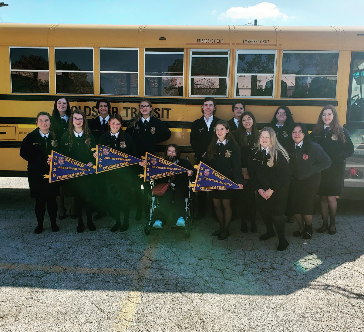 BurlesonFFA's tweet photo. What a day!! District LDE results: First in Sr. Creed and Sr. Quiz. Second in Job Interview and Jr. Quiz. Fifth in Public Relations and Radio. Sixth in Jr. Creed. 10 members advanced to Area. Great work Elks. #bhselks #bisdcte #bhsffa https://t.co/oPEHAujRME