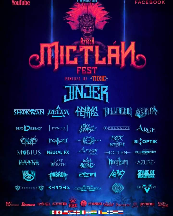 MandoKalani's tweet photo. Nuestro #TalentoNacional @animatempo + @DeadlegacyMx + @Arge + @LackOfRemorse + @pressiveband + @rotten + @FxckTheMonster  + @Endless + @theouterheaven + @hypnose + @CA.BRON en #AztechMictlanFest 🤘🏼☠🤘🏼yeeah!!! https://t.co/VqtDaLkquS