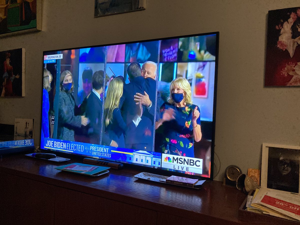 SesmaLab's tweet image. Great acceptance speech by our President Elect (and Jill’s husband) @JoeBiden reassuring Americans about his commitment to serve ALL of us. Unifying and not divisive. As and immigrant from Spain 🇪🇸now an American citizen, my ♥️ is full #Election2020 #WelcomeBackAmerica