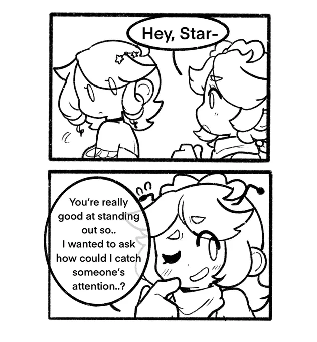 huney tries to get some advice from starlite 