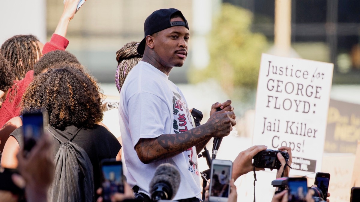 YG and Nipsey Hussle's "FDT" jumps to No. 1 on iTunes chart following Biden's victory. cmplx.co/3m3gkZx