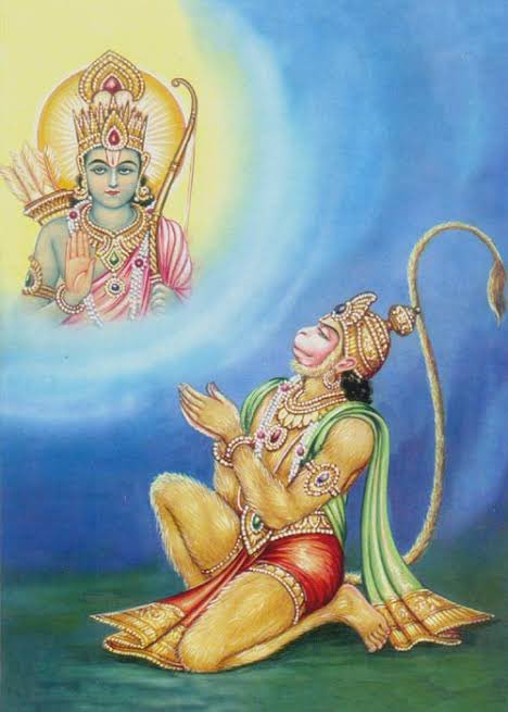 Vishwamitra was worried as Hanuman’s death in the hands of Rama would make Prabhu give up his life in penance afterwards. He forgave Surath and requested Rama to recall the arrow.From that day onwards, Hanuman is still protecting Rama’s Bhakts, even from Prabhu’s own anger.
