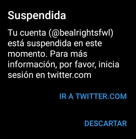 safetythief's tweet photo. hola soy @bealrightsfwl me suspendieron la cuenta, oueden dar rt para encontrar a mis mutuals?? https://t.co/nlLbegmrZb