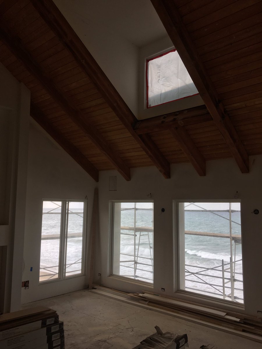 concreteblast's tweet photo. #sandblasting #wood to remove ugly white color on this beach house in #California #alliedsandblasting #mobilesandblasting #sandblastedwood #sandblast https://t.co/ADjLxUS6be