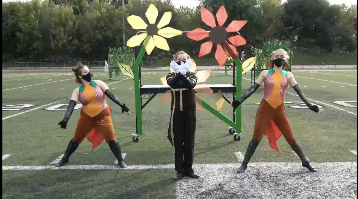 provi_band's tweet photo. Working through whatever was thrown at them this year, the Marching Celtics prevailed and placed 3rd at Nationals along with Best Visual Award! Congratulations! #pchs #marchingceltics https://t.co/IzF4zosbXU