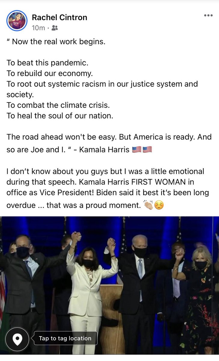 LadiieRae's tweet photo. @KamalaHarris Congrats !🎊 #LetsGetToWork 👏🏼🇺🇸🎉 https://t.co/o3ijYLWZMU