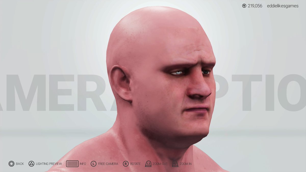 eddielikesstuff's tweet photo. Kane CAW I'm working on. Face got me stumped. Any advice #WWE2K19 #PS4 @_Zaddik @ShatteredCAWs @Defract #PS4share https://t.co/biIESYRUB5