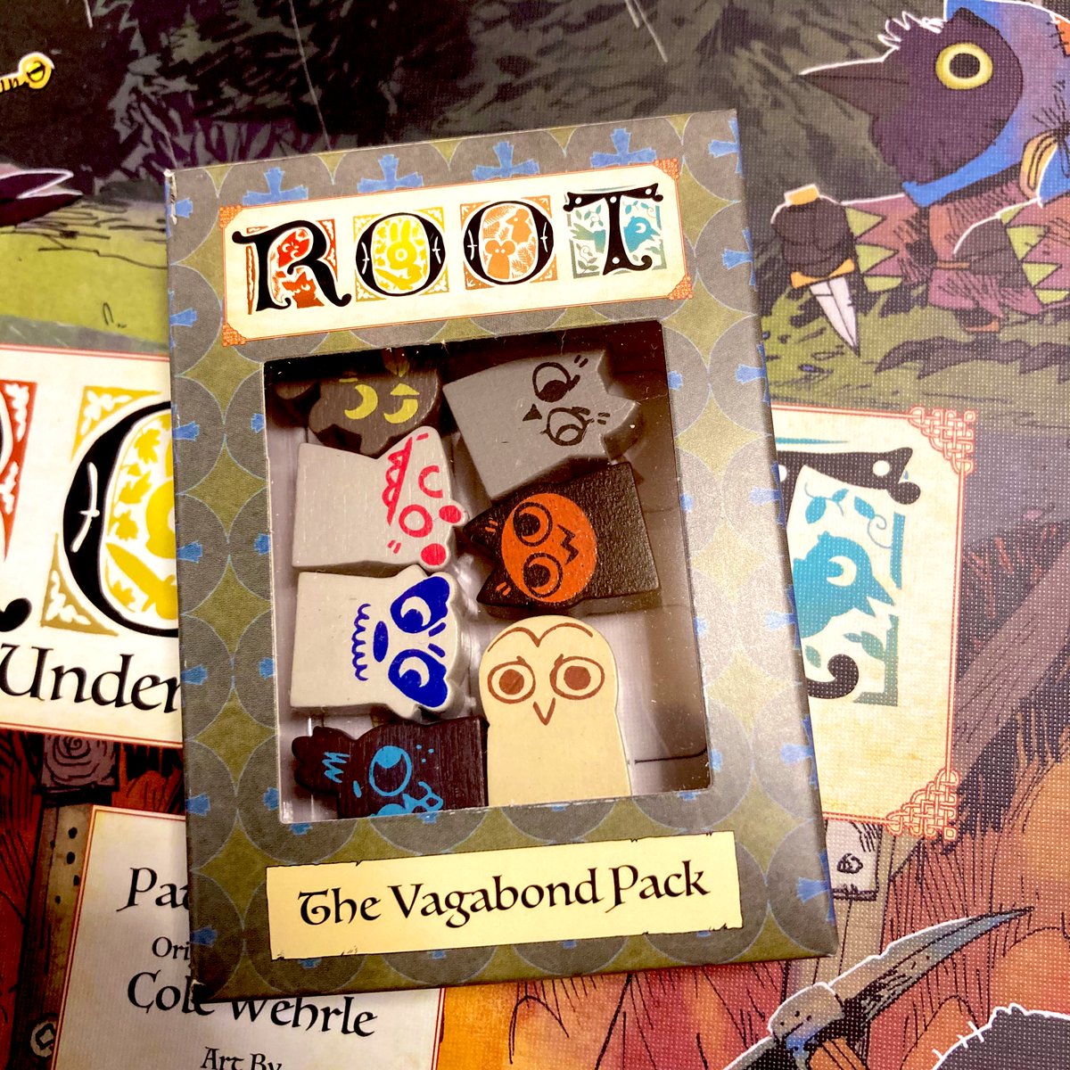 tougou's tweet photo. ROOTアンダーワールド拡張
ついに到着!ルール読むよ🤗
#RootUnderworld
#Rootboardgame https://t.co/AUW1PXGYK4