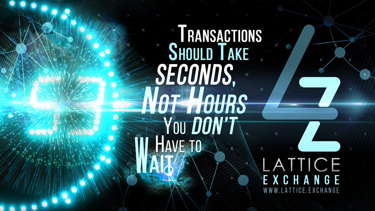 LatticeExchange's tweet image. Transactions should be lightning fast. You shouldn't have to wait for your trade. Join our Telegram to learn more about all the advantages of Lattice and the LTX token.

#cryptocurrency #CryptoNews #cryptotrading