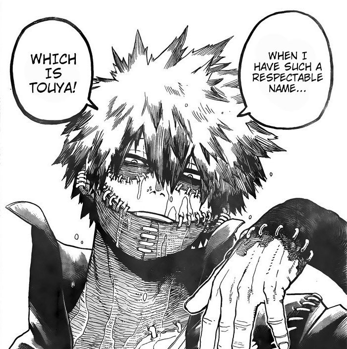 ## bnha 260 

dabi touya todoroki