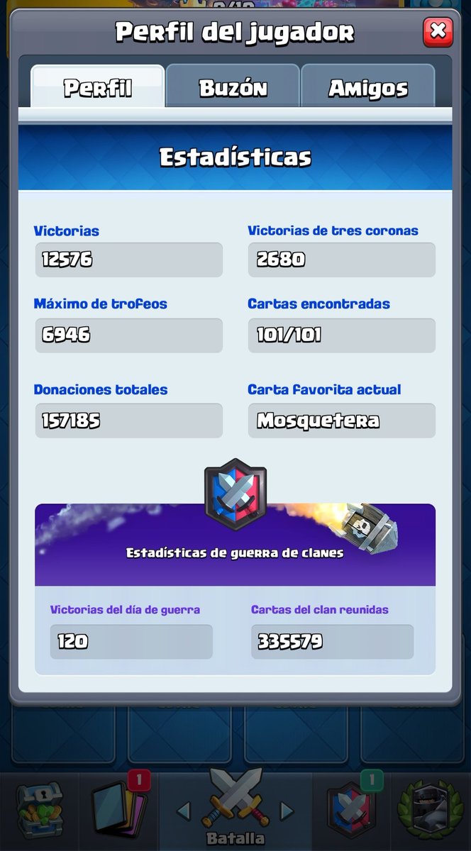 Busco clan de ladder que este activo en guerra
Cuenta semi max:) 
Rt y fav se agradece♥️