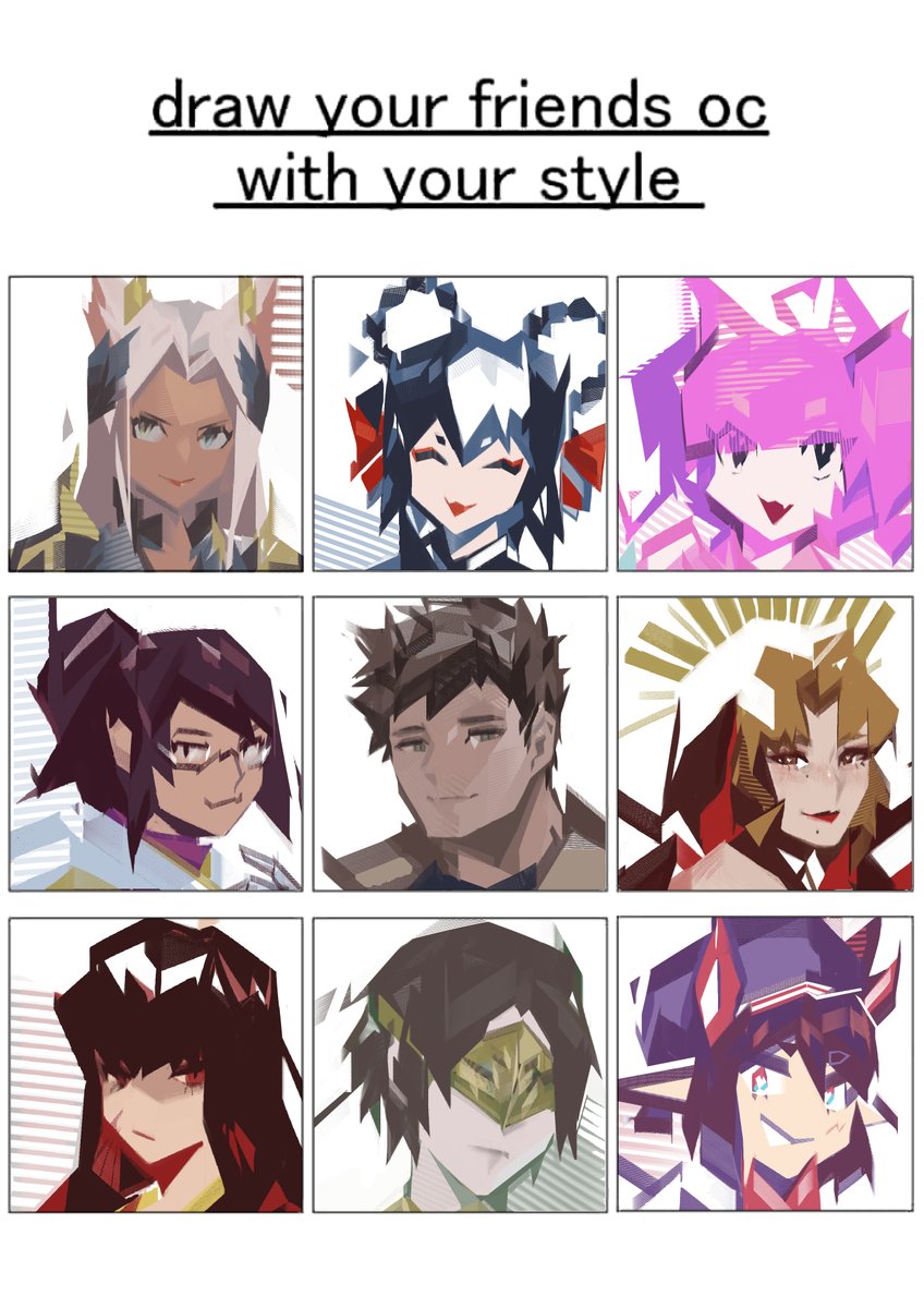 yayay thanks mutuals for lending me their children... creations... 