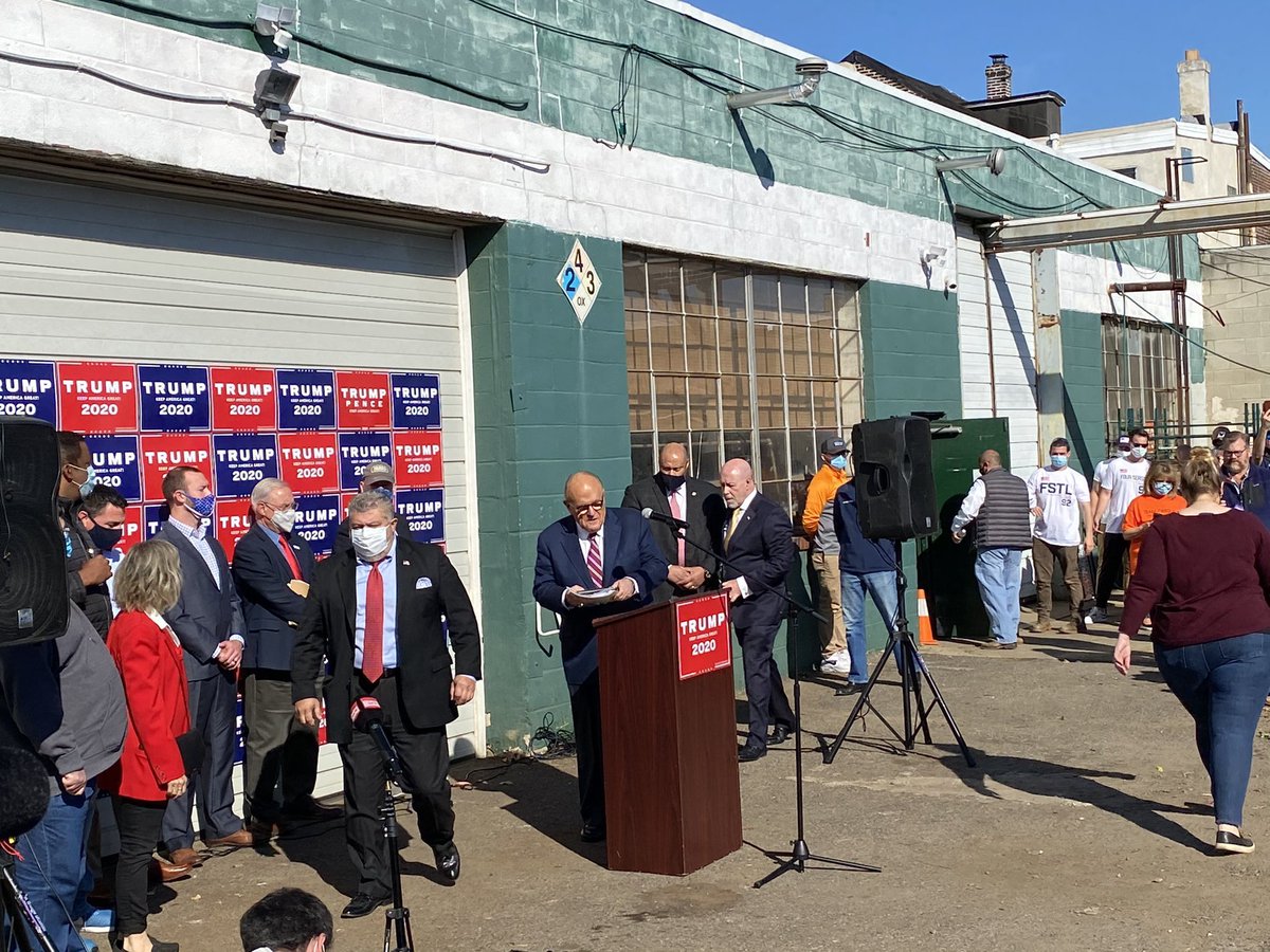 I could write jokes for 800 years and I'd never think of something funnier than Trump booking the Four Seasons for his big presser, and it turning out to be the Four Seasons Total Landscaping parking lot between a dildo store and a crematorium.