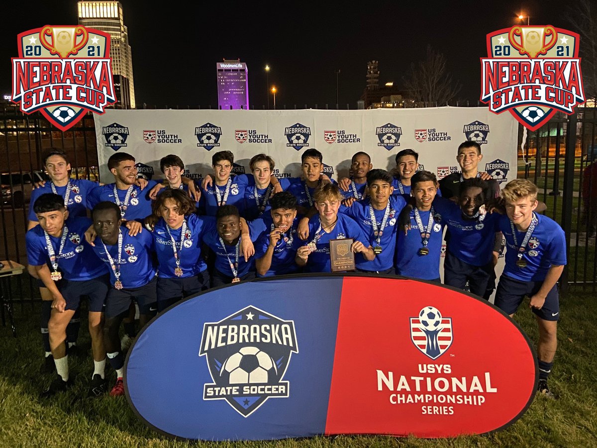 NEBStateSoccer's tweet photo. Congratulations to our #NEStateCup 19U Boys Champions, NFC 02 Stevenson! #usysncs #roadtoAZ https://t.co/3vkUzg4fJh