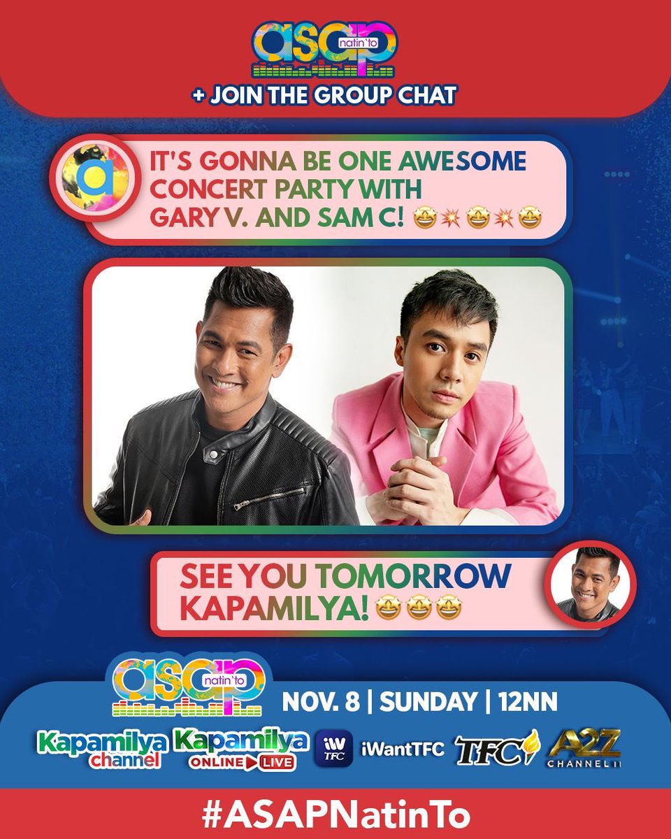 GaryValenciano1's tweet photo. Prepared something really special with this amazing talent @sam_concepcion on #ASAPNatinTo 12nn TODAY!!!! https://t.co/dpLjJsFYoH