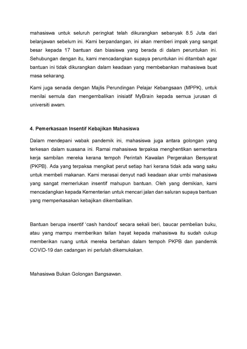 Iium Student Union Ar Twitter Respon Balas Mengenai Belanjawan 2021 Kesatuan Mahasiswa Se Malaysia Mengambil Maklum Berkenaan Pembentangan Belanjawan 2021 Yang Disempurnakan Oleh Menteri Kewangan Malaysia Yb Senator Tengku Zafrul Aziz Kelmarin