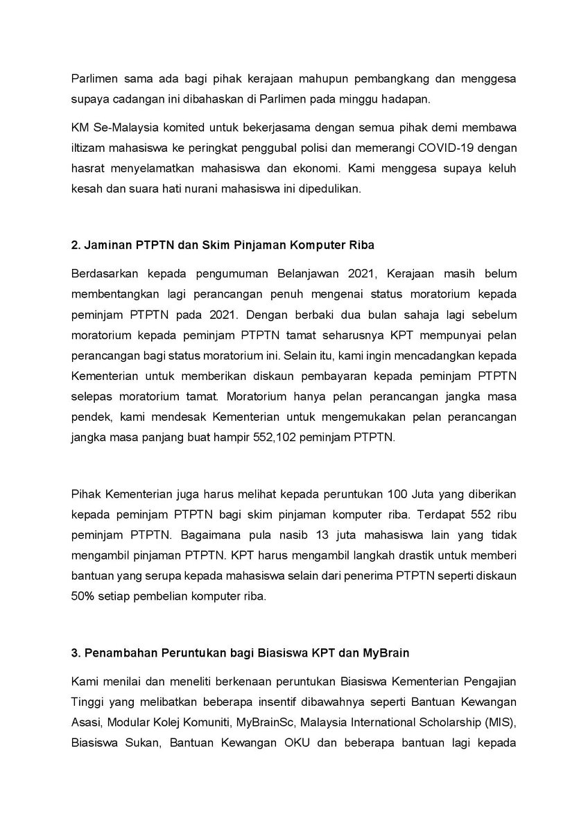 Iium Student Union Ar Twitter Respon Balas Mengenai Belanjawan 2021 Kesatuan Mahasiswa Se Malaysia Mengambil Maklum Berkenaan Pembentangan Belanjawan 2021 Yang Disempurnakan Oleh Menteri Kewangan Malaysia Yb Senator Tengku Zafrul Aziz Kelmarin