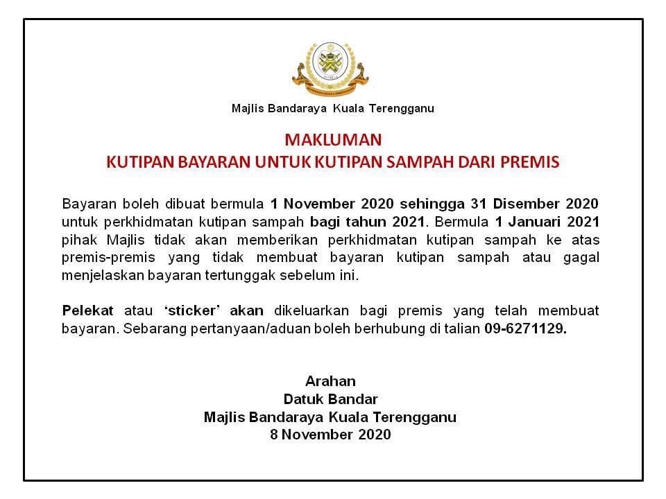 Majlis Bandaraya Kuala Terengganu On Twitter Mbkt Kualaterengganu Patuhipkpp Kitajagakita