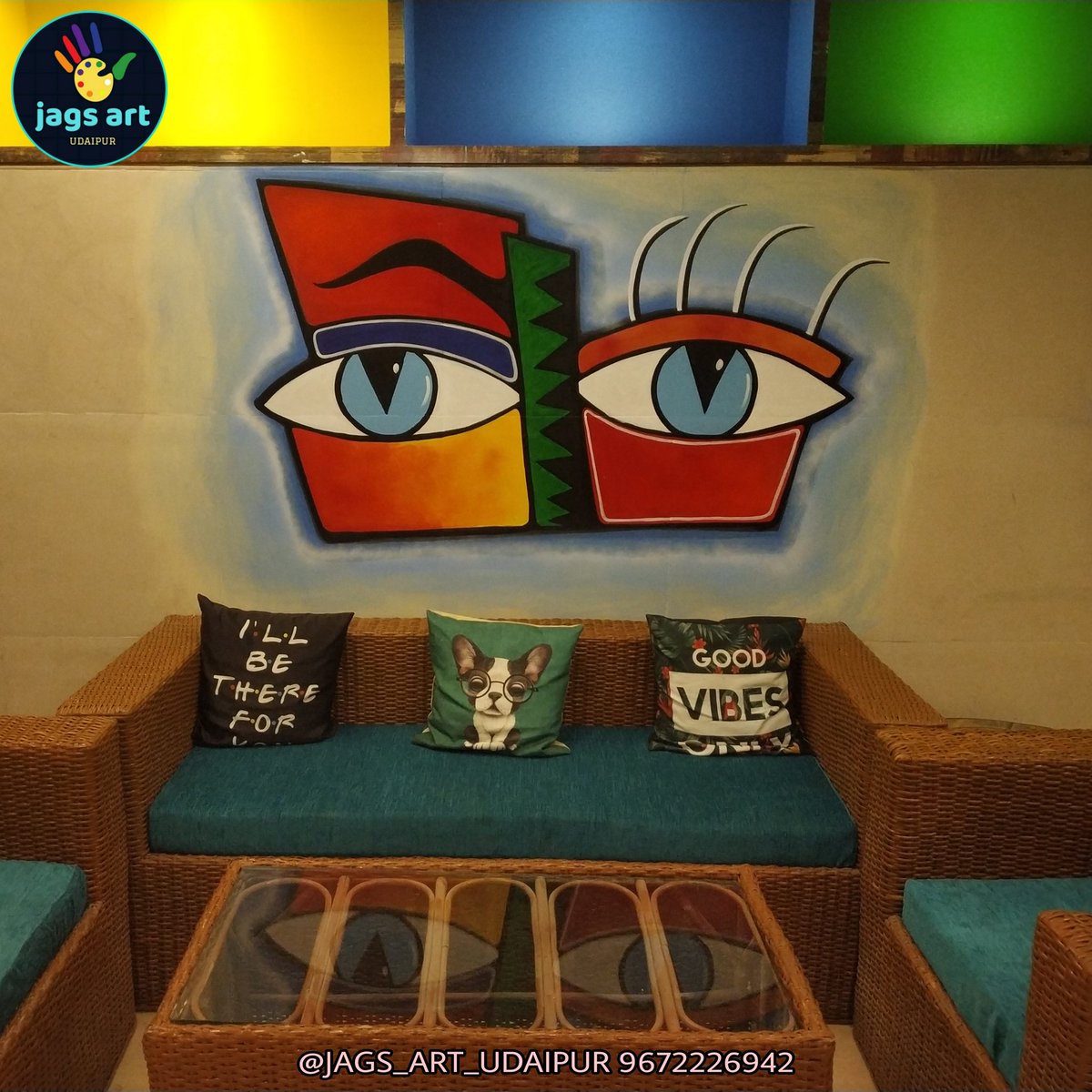 jagsartindia's tweet photo. #wallart #cafe #cafewall #udaipur #eyes #cafewallart #Rajasthan
#eyes #eyesgraffiti #eyewallart #wallartist #acrylicpainting #wallgraffiti #interiordeaign #artwork #artist #wallpainter #cafewall #wallsofudaipur #artistlife #streetart #illustration #india #rajsathan #udaipurwale https://t.co/YP6irtGjFi