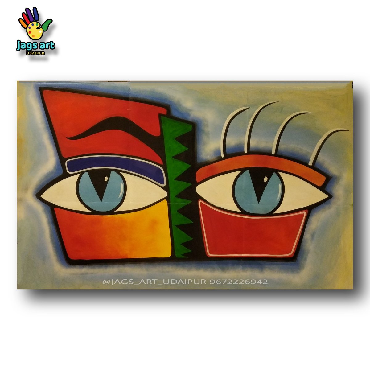 jagsartindia's tweet photo. #wallart #cafe #cafewall #udaipur #eyes #cafewallart #Rajasthan
#eyes #eyesgraffiti #eyewallart #wallartist #acrylicpainting #wallgraffiti #interiordeaign #artwork #artist #wallpainter #cafewall #wallsofudaipur #artistlife #streetart #illustration #india #rajsathan #udaipurwale https://t.co/YP6irtGjFi
