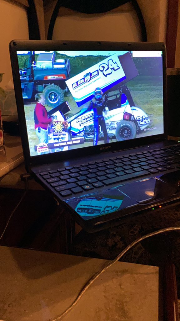 bobbymac26's tweet photo. Checking in from NC. Watching some @NARC410 and 360 action from @StocktonDirt on @FloRacing https://t.co/IiGDEafVB7