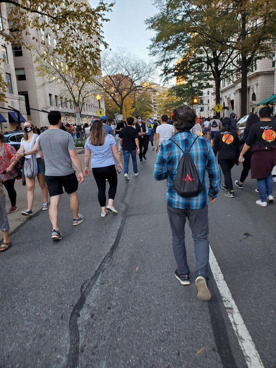 MDSnyder5's tweet photo. I just had the best time in DC TODAY #BidenHarris2020 #TrumpTantrum #Election2020results #DC2020 #CelebrateResponsibly https://t.co/oz1seeUh4l