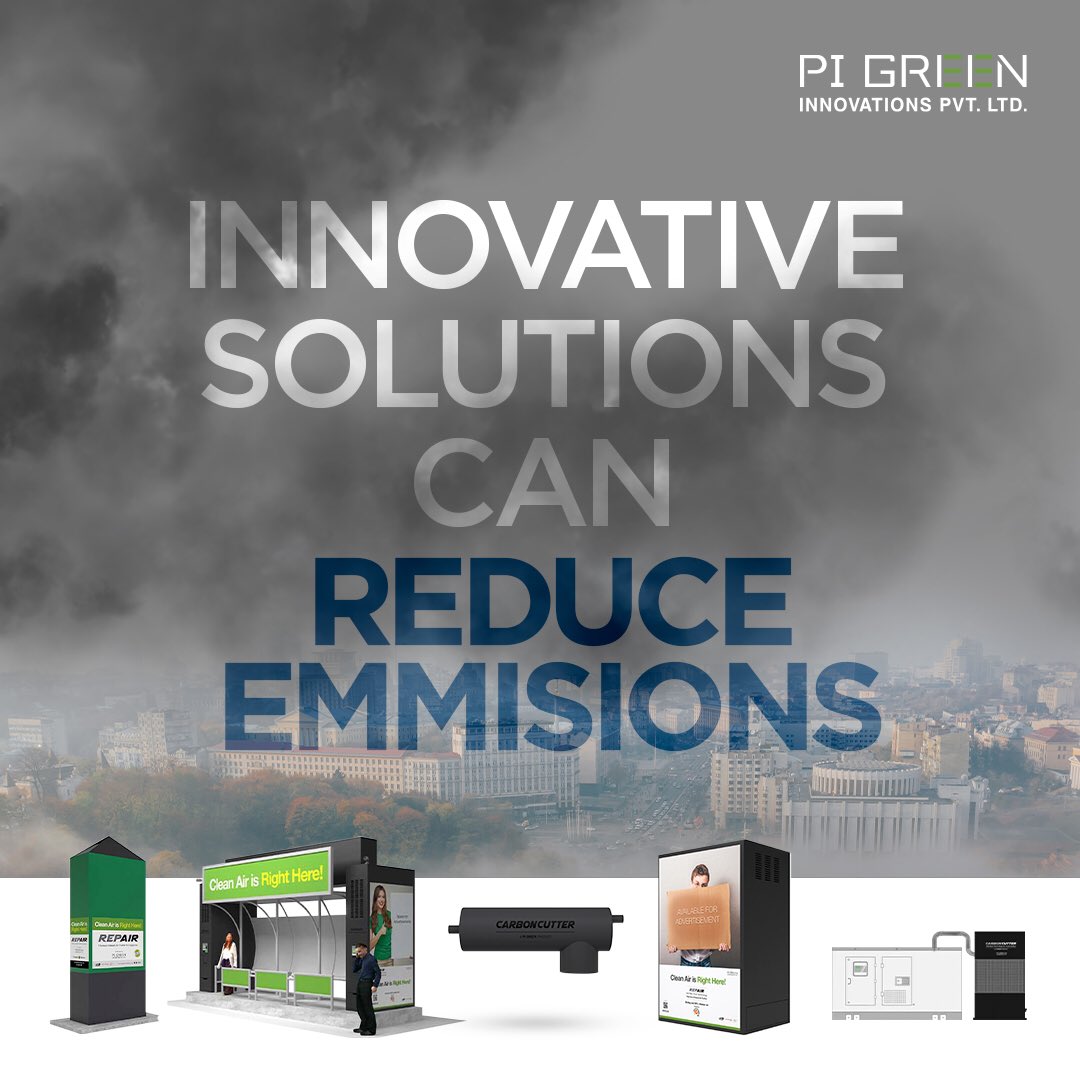 pi_green_'s tweet photo. For a problem like Air Pollution, we need to innovate and implement solutions that help us eradicate it gradually but surely. From source and ambient air. #AirPollution #SundayFeels #EnvironmentalInnovation #environment #Sustainability https://t.co/2gXHYhnDV5