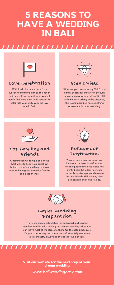 BaliWeddingInfo's tweet photo. 5 reasons to have a wedding in Bali

https://t.co/UdpE4Kq29N https://t.co/pAuGtBagRu