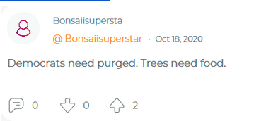 6/ His calls to violent action just go on and on.And  @parler_app is facilitating an armed member of a militia attempting to organize the murder of anyone to the left of Trump.