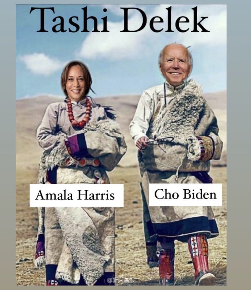 choosechemi's tweet photo. Thanks to the བོད་པ་ Tibetan meme pgs. 🙏🏾

#Tibetan #bidenharis2020 #theworkisntdone https://t.co/6TM1aBZMgz