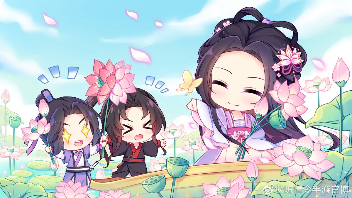 thisvenerable's tweet photo. yunmeng trio!
#MDZS #MoDaoZuShi #WeiWuxian #JiangCheng #JiangYanli #Yunmeng #JiangSect #LotusPier #Lianhuawu https://t.co/G0p2v8zlTJ