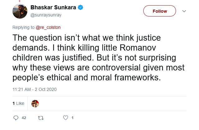 You did a RacismKilling Romanov KidsCharcuterie DiscourseMarx was an Old, White Man