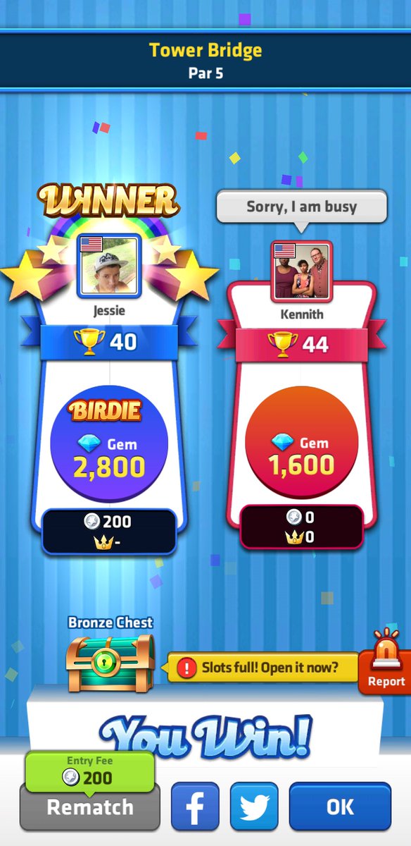 JSeoun's tweet photo. Victory is mine today! Challenge me now! [https://t.co/IaTE1cjWF0] #MiniGolfKing #Golf #Victory https://t.co/QOLjedo3Mj