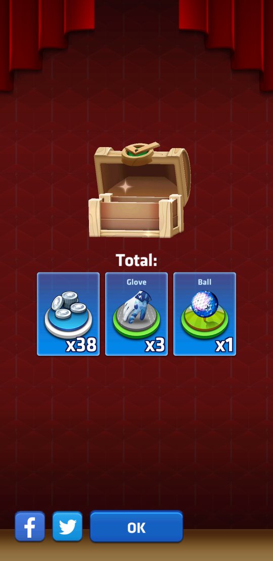 JSeoun's tweet photo. Huge win from a chest today! Share my luck now! [https://t.co/IaTE1cjWF0] #MiniGolfKing #Golf #Lucky https://t.co/XKbXXKLhhj