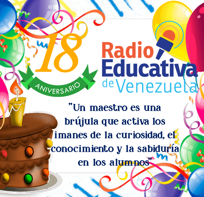 revenezuela1's tweet photo. #RadioMppe | #18Aniversario .@revenezuela1 .@EducacionNvaE Miriam Pérez Feliz aniversario! S aludosdesde Nueva Esparta .@NorisSotoF #EnAlianzaProductiva .@gtorodelara .@ViveTVOficial1
.@MPPE_VCEUP .@DGCE_MPPE .@aristobulopsuv
.@ViceSocialT_ve .@zebarinas05 .@ComEducDeltaA https://t.co/NUOHb3cvnB
