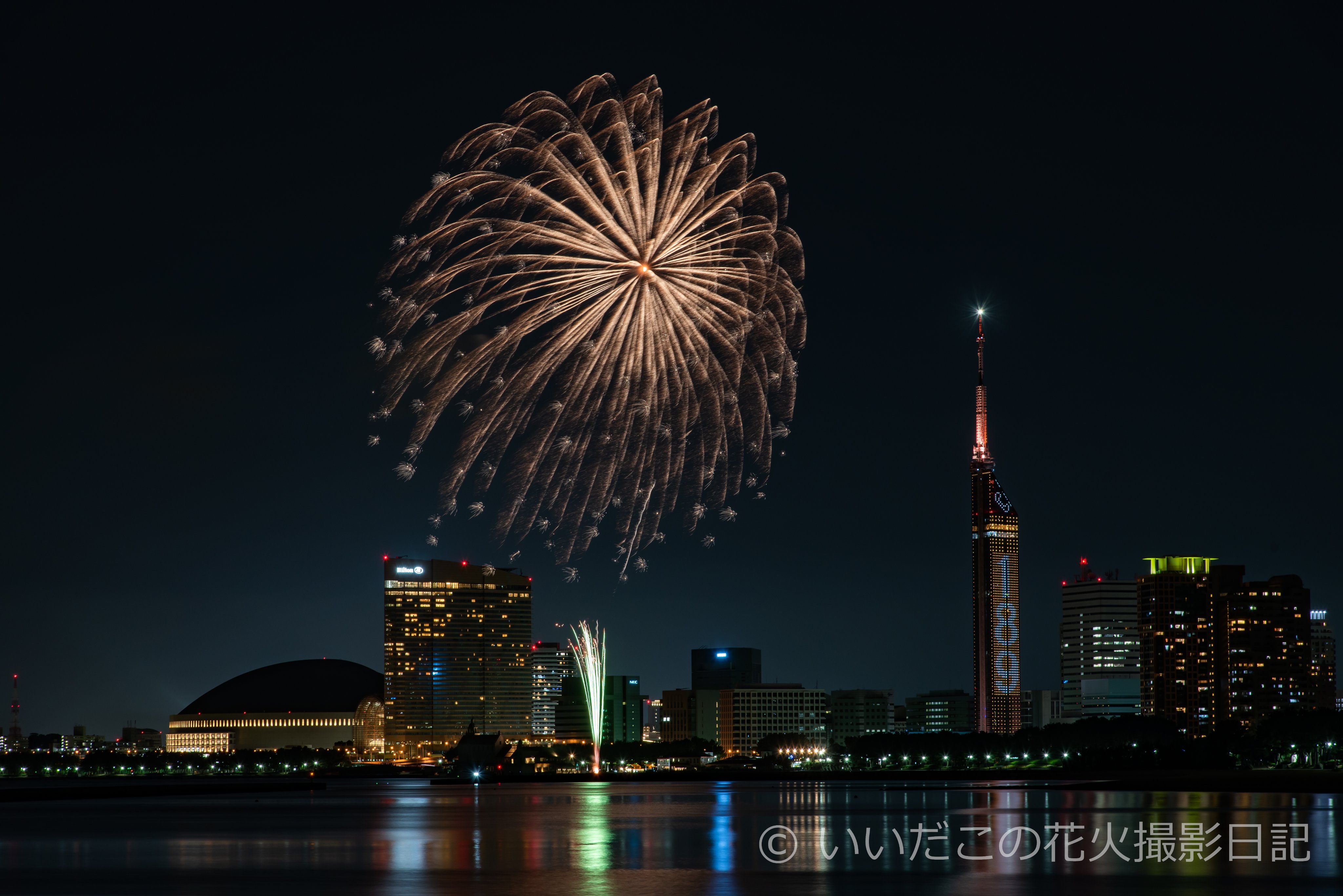 いいだこ 11月7日 11月9日まで福岡市早良区百道浜の福岡タワーで1 Amp Orange Ribbonのライトアップが点灯されます 昨日は希望の花火も上りました 福岡タワー 希望の花火 百道浜 高田花火工業 T Co Wn1epcmquh Twitter