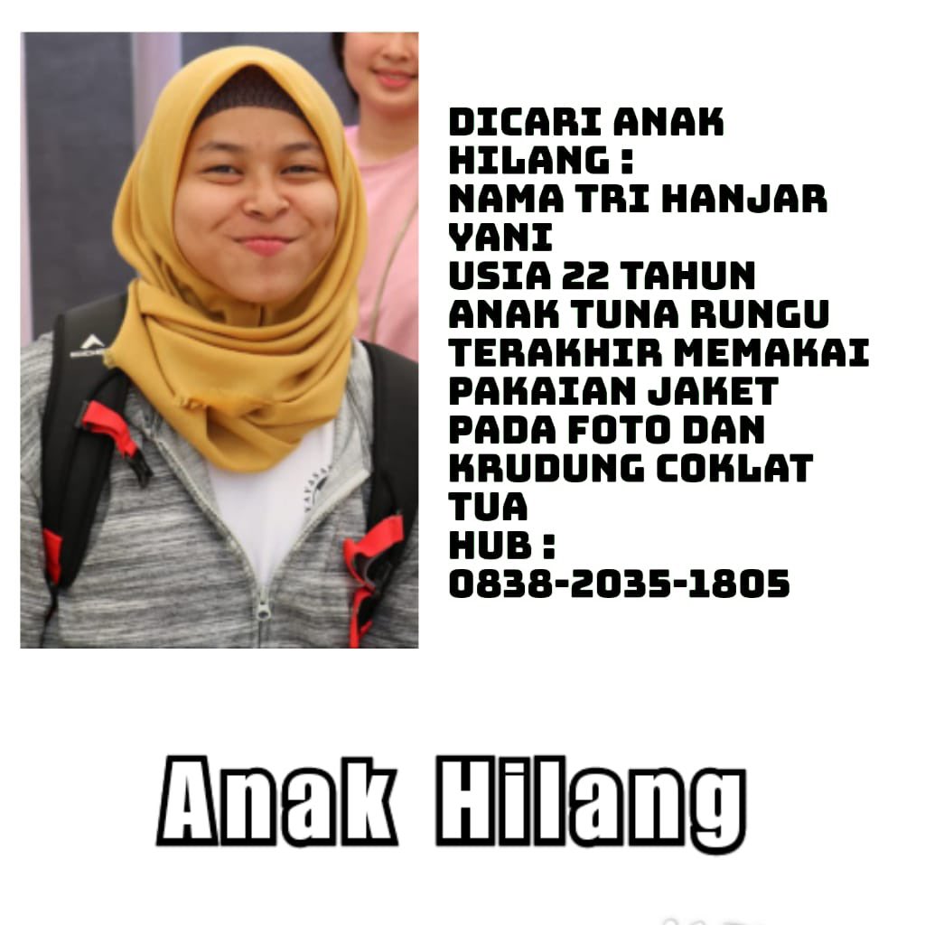 disweet12's tweet photo. Tolong temukan anak ini @infohilangBDG_ @temantulidkk @TAGANA_KEMENSOS @SAR_NASIONAL https://t.co/SovhUkN4vl