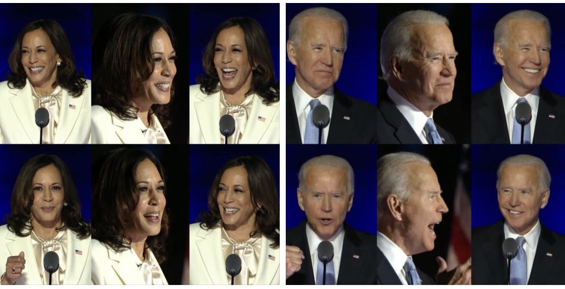 mikkimcleod's tweet photo. 💙 My heart is so full tonight.  Our 1st Madam Vice President of the United States, Kamala Harris and our 46th President of the United States, Joseph R. Biden Jr. https://t.co/KT2PIQuGx1