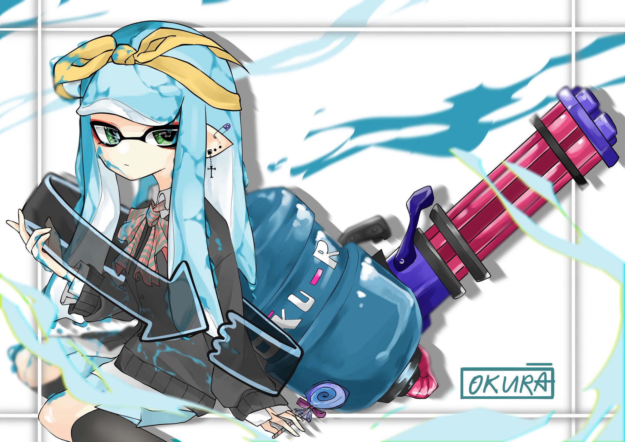 スプラトゥーン Amazon.co.jp: スプラトゥーン2 ランチクロス メインイラスト柄
