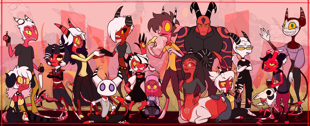 QuickBitter's tweet photo. On Halloween I drew myself an #impsona for fun then realized I liked drawing the imps and drew 15 other ones. 

I just went to latest, scrolled down, and picked a bunch of other peoples imps at random :) https://t.co/Nr4hwtuvEK