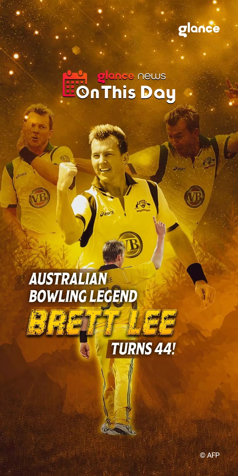 On This Day: My Favorite aussie player Brett Lee turns 44!  Happy birthday bret lee. May you live happy and healthy. 