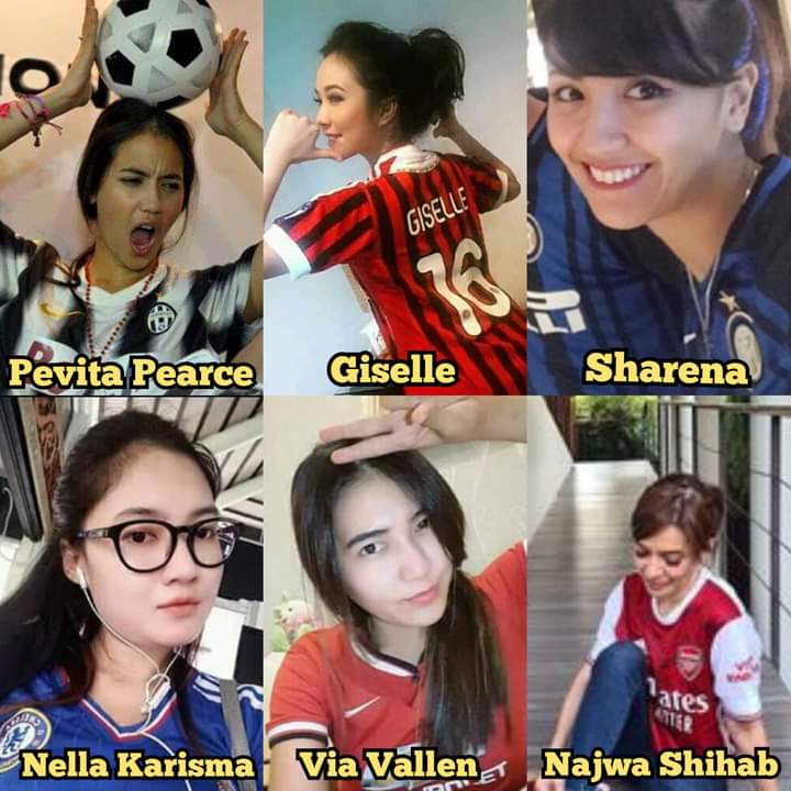 Beberapa Artis lokal yg ngefans klub Sepakbola di Eropa.

Mana favorit kalian?

*Nek mintum jls sing berdurasi 19 detik 😁😁