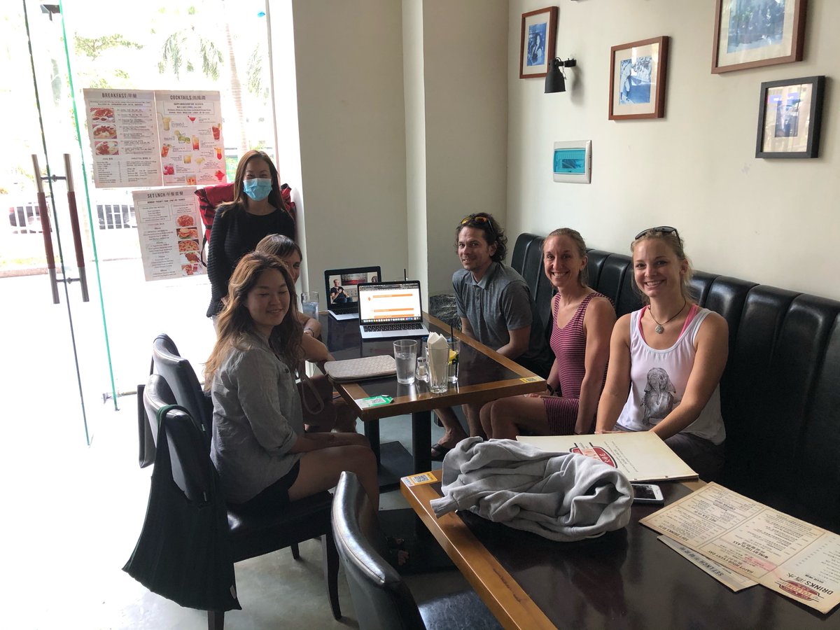 anndurham13's tweet photo. Sunday PD with @MakeMathMoments the @SISGeckos math department. Learning from @pgliljedahl and @JudytaLarsen and discussing how can we build thinking classrooms at #SISrocks. @annieferg3a @constancekkg @Outerorbert #iteachmath #mtbos https://t.co/Atymoaslkg