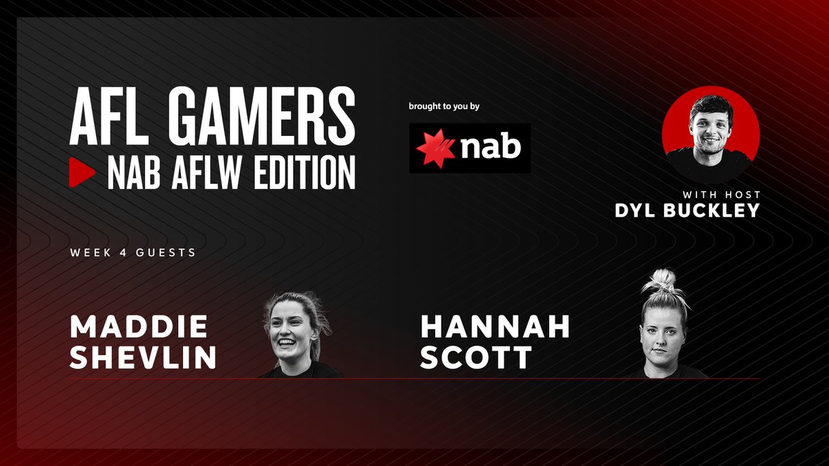 Sunday. Streaming. Sorted. 

7pm AEDT tonight catch <a href="/dylan_buckley/">dylan buckley</a> chatting with <a href="/maddieshevlin_/">Maddie Shevlin</a> &amp; <a href="/Scotsford32/">Hannah Scott</a> over some #AFLEvo 🔥